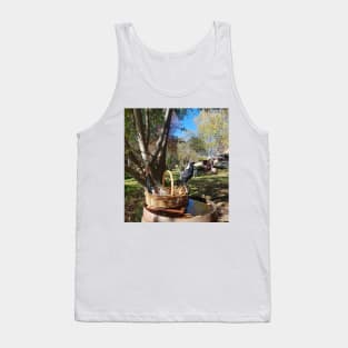 Magpie at Magpie Springs - Adelaide Hills Wine Region - Fleurieu Peninsula - by South Australian artist Avril Thomas Tank Top